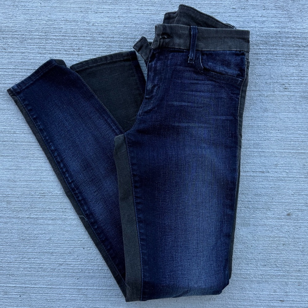 koral denim colorblock jeans